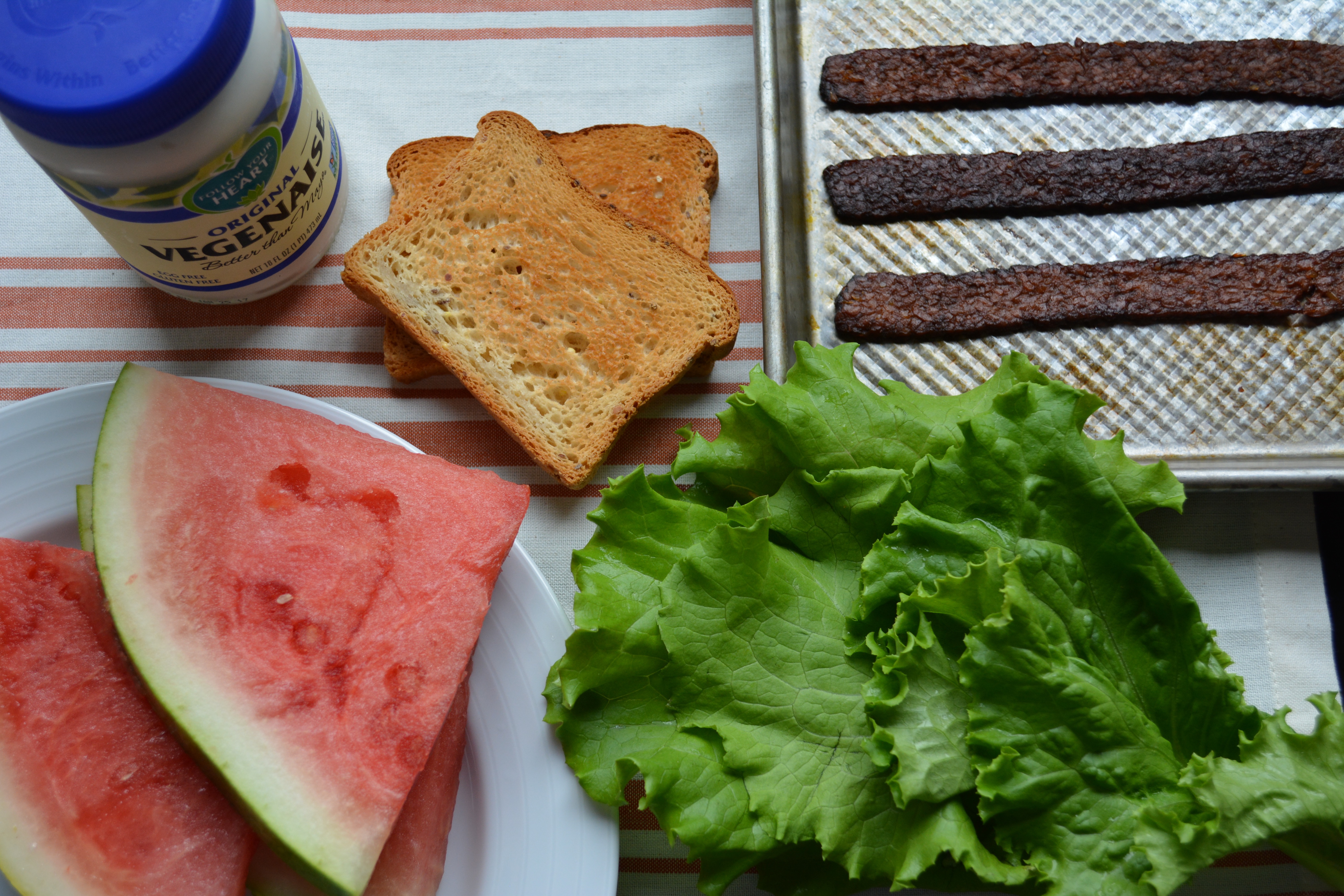 Tempeh Lettuce Watermelon 2