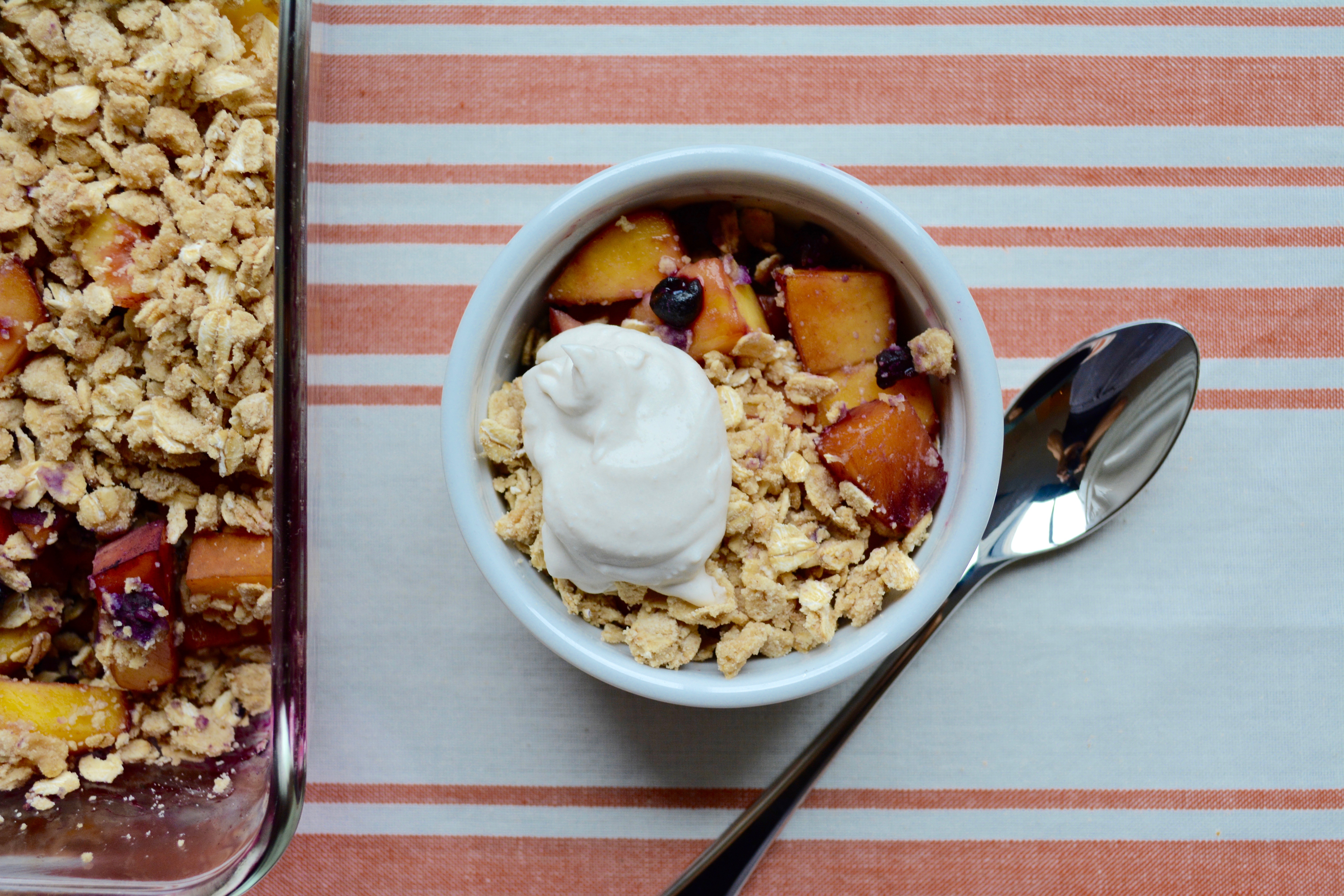 Blueberry Peach Crisp 2