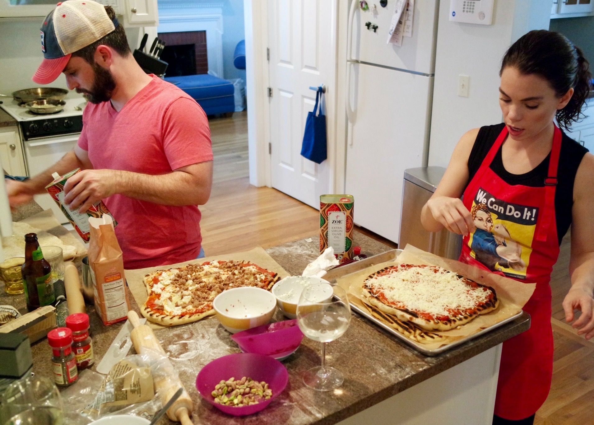 Grilled Pizza - Prep