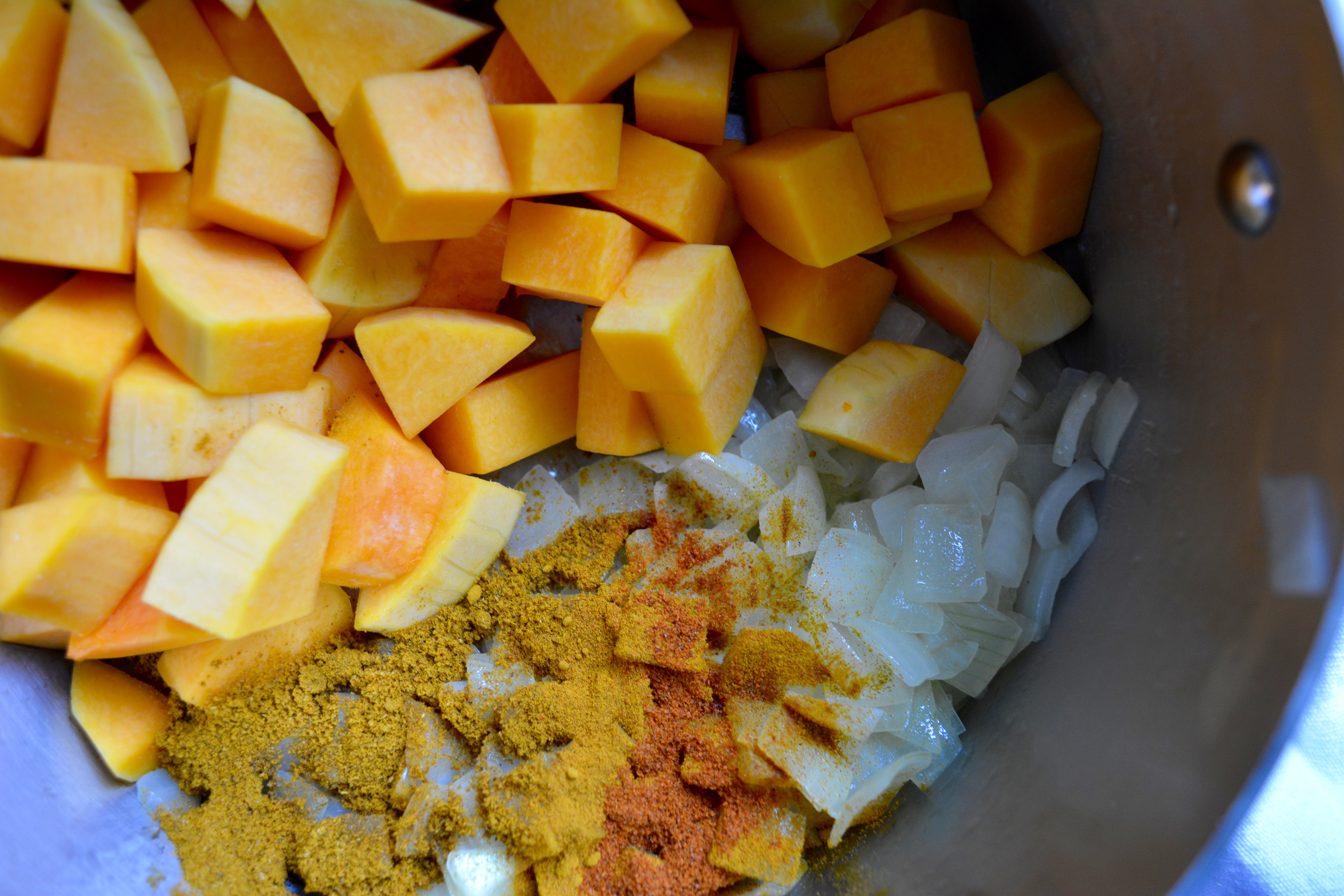 Butternut Squash Cooking