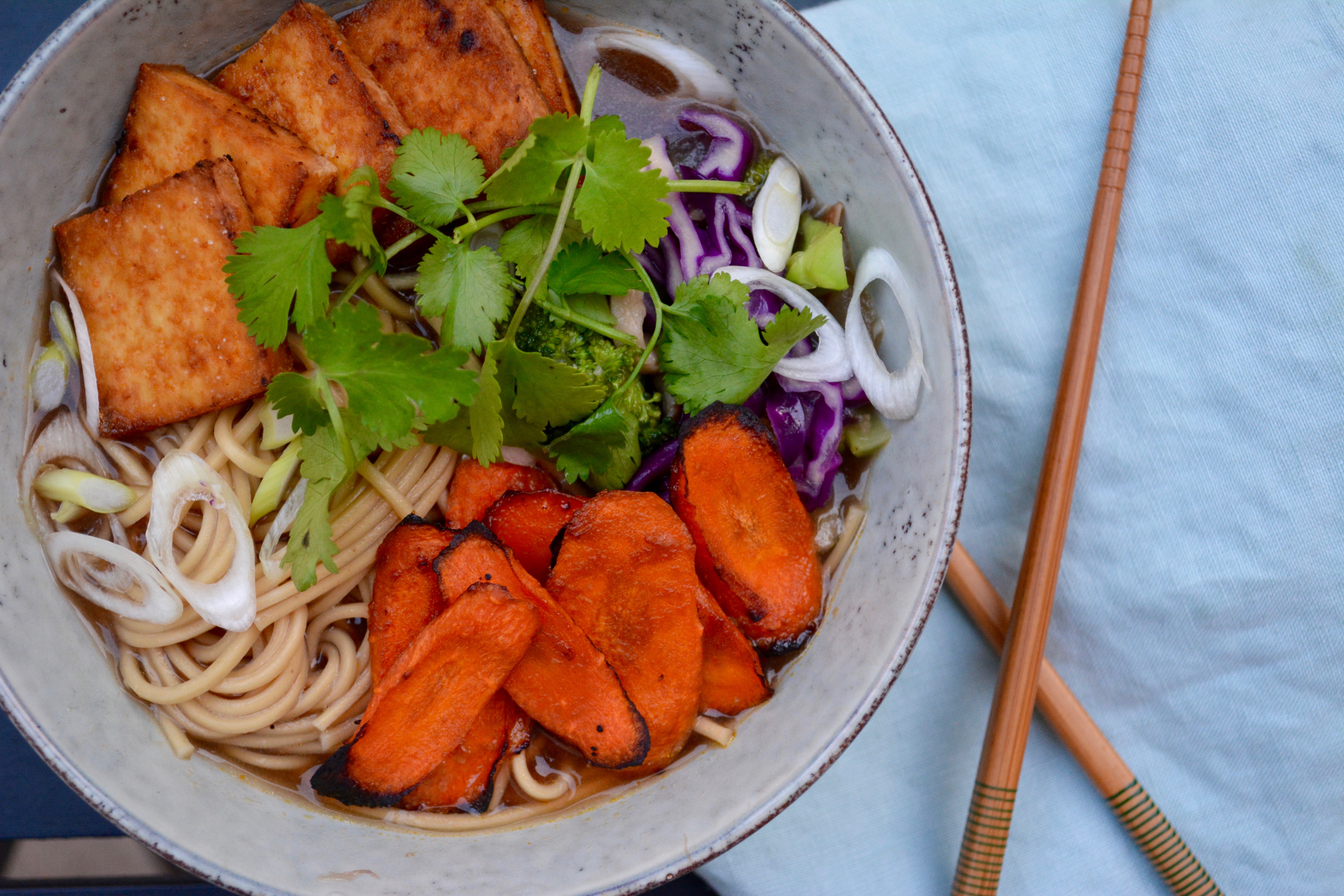 Tofu, Miso, Carrots